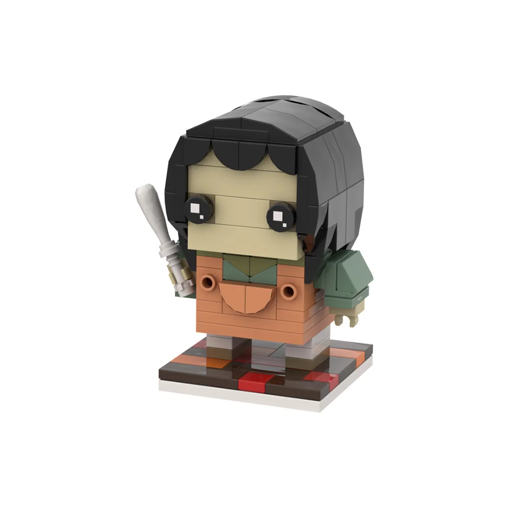 Moc filme de terror a figura brilhante brickheadzs modelo blocos de construção diy design atividade boneca montagem tijolos brinquedo crianças presente