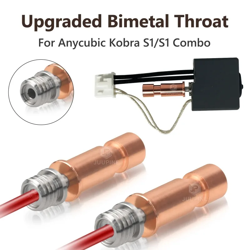 

Полностью металлическая горячая печатающая головка (хотэнд) для 3D-принтера Anycubic Kobra S1: улучшенные, высокотемпературные, усиленные запчасти для модернизации