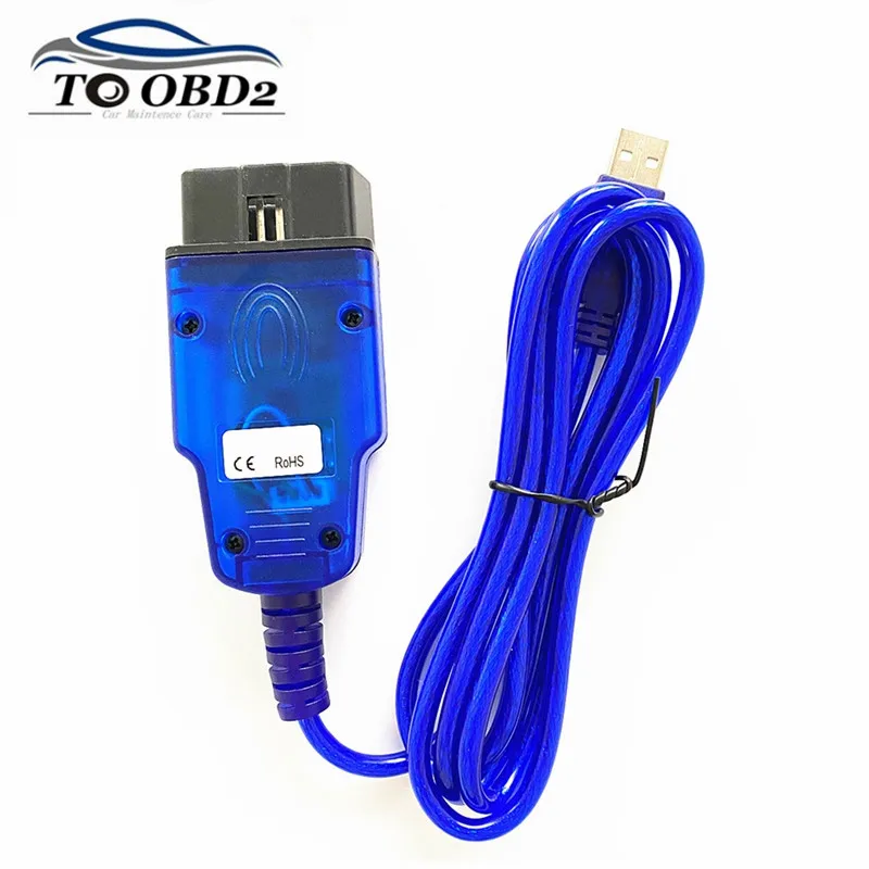 For Opel Tech2 USB Diagnostic Cable With FTDI FT232 Chip OBD2 Auto Connectors for OPEL Tech 2 USB Interface Scanner Tool