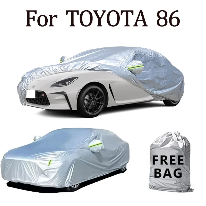 

For TOYOTA 86 Car Cover Outdoor Protection Covers Snow Sunshade Waterproof Dustproof Exterior UV Car Accessories