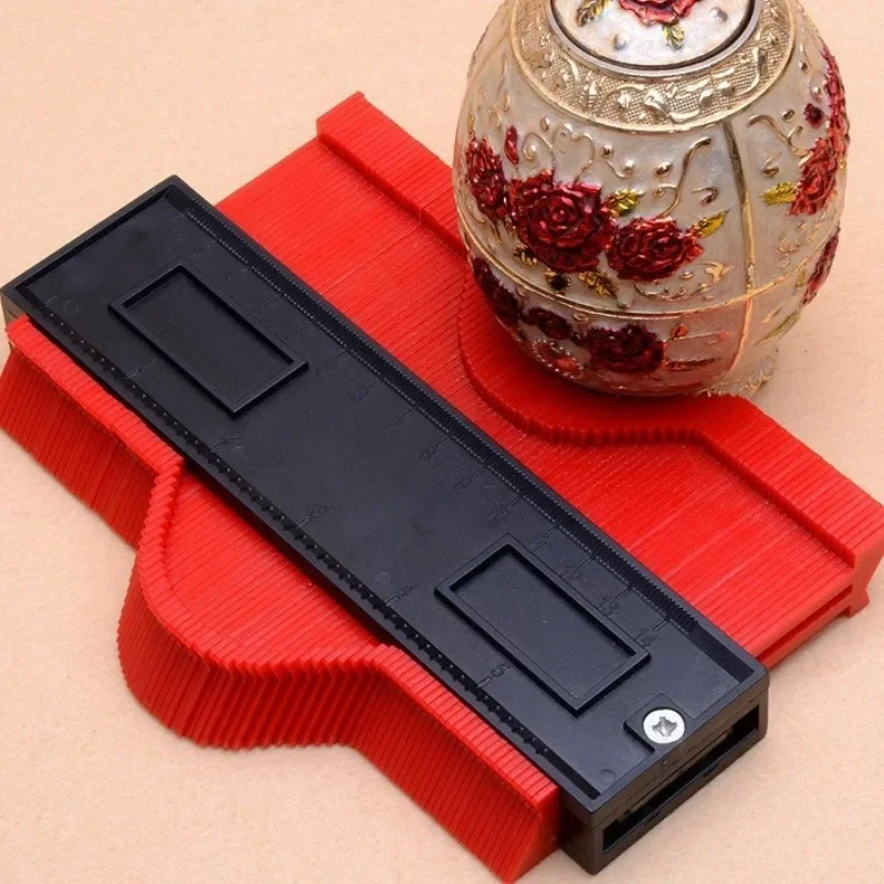 Profile Contour Gauge Line Copier Ruler Cutting Template Construction Woodworking Measuring Instrument Ceramic Tiling Tiles Tool