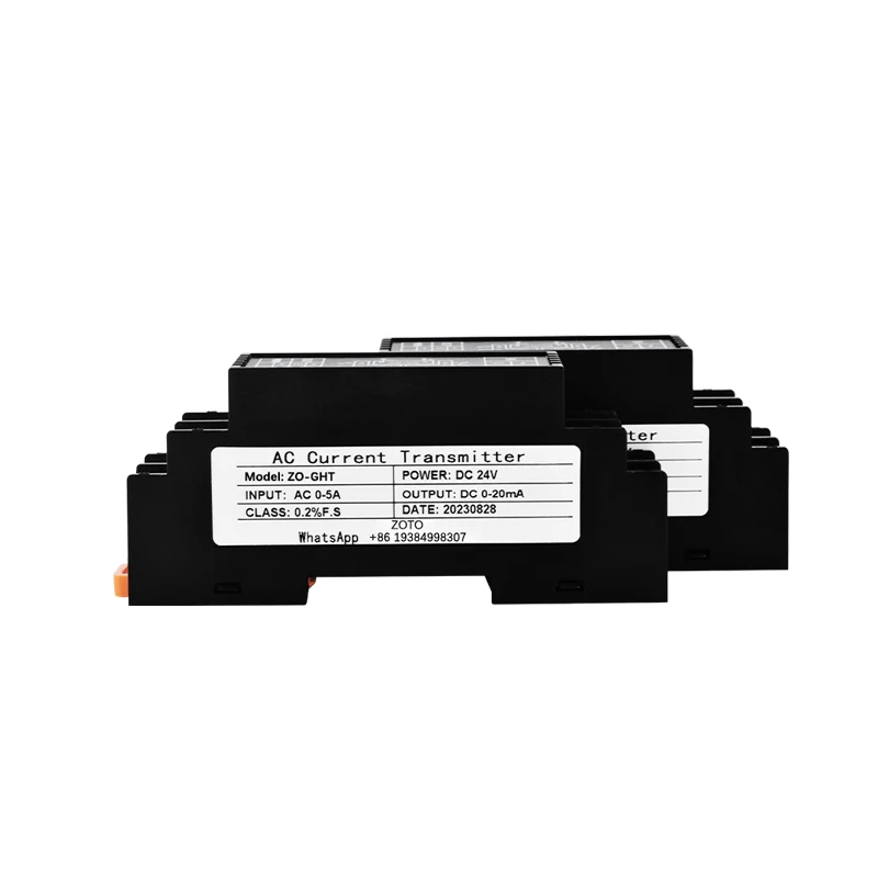 ตัวแปลงสัญญาณกระแสไฟฟ้าสลับและกระแสตรง อินพุต 4-20mA 0-5 0-10V เอาต์พุต DC24V พร้อมระบบจ่ายไฟและตัวแยกสัญญาณสำหรับการตรวจสอบ