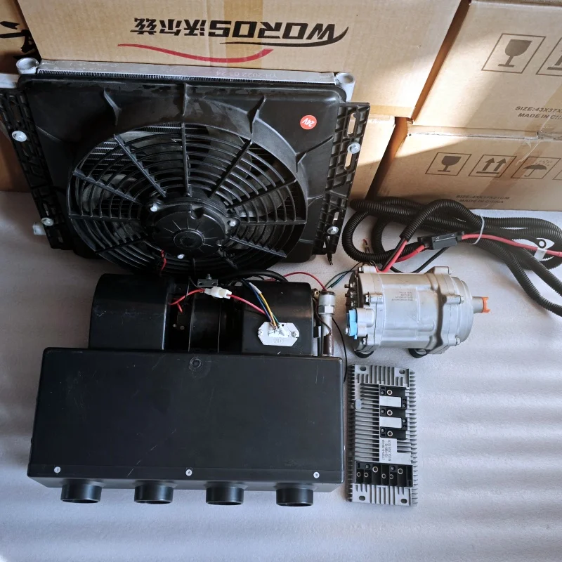 

Автомобильный кондиционер 12В/24В для грузовиков, автодомов, тракторов, с функцией охлаждения, настраиваемый