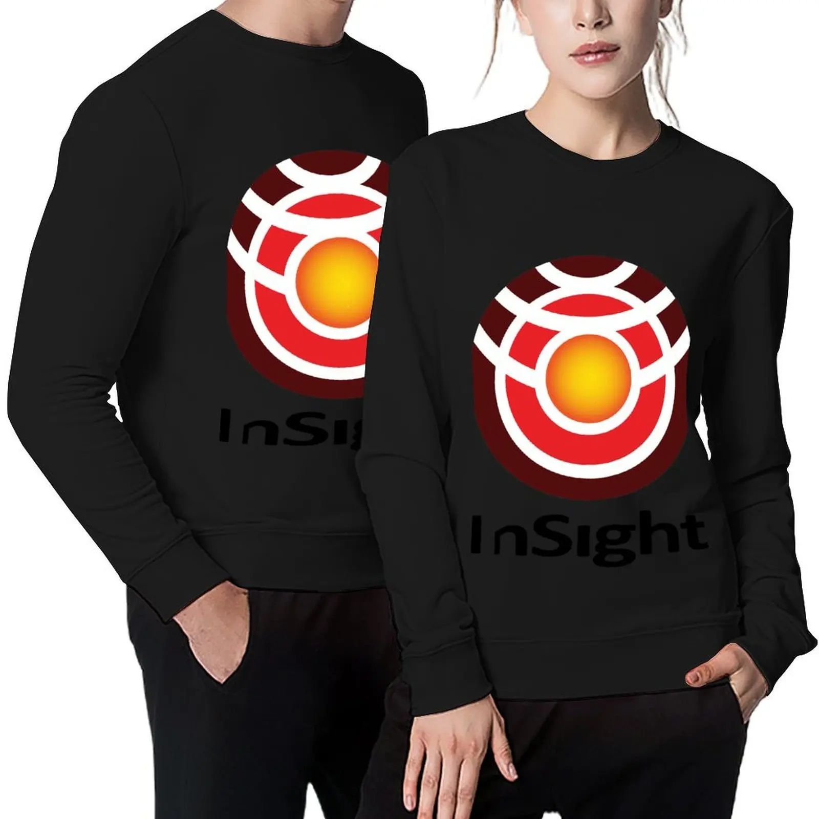 

InSight Program Logo Pullover japanese style men's sweat-shirt tracksuits men clothing sweatshirts