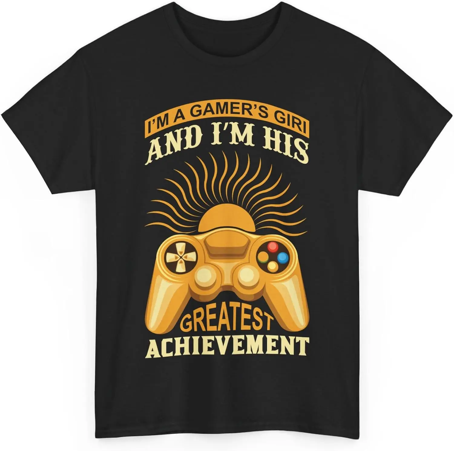 

BUCK & SKIN I’m A Gamer Girl Women Esports Tee Female Representation Breaking Barriers Unisex Heavy Cotton T-Shirt Black