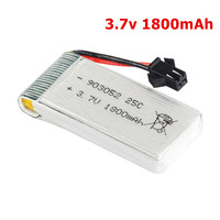 3.7V 1800mAh 903052 lipo Battery For RC Quadcopter Drone Spare Parts 1s 3.7v Rechargeable Li-PO Battery SM Plug