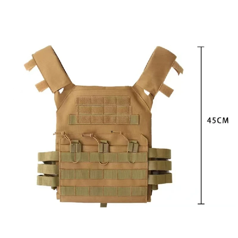 Tactical Vest Waterproof Outdoor Body Armor Lightweight Adjustable JPC Molle Plate Carrier Hunting Vest CS Game Jungle Gear