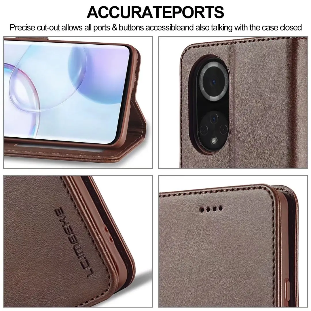 Flip Leather Case For Honor 50 Pro 8X 9X 10i 20i P smart Z 2019 Cover Wallet Phone Bag For Huawei P20 P30 P40 Pro Mate 10 Lite