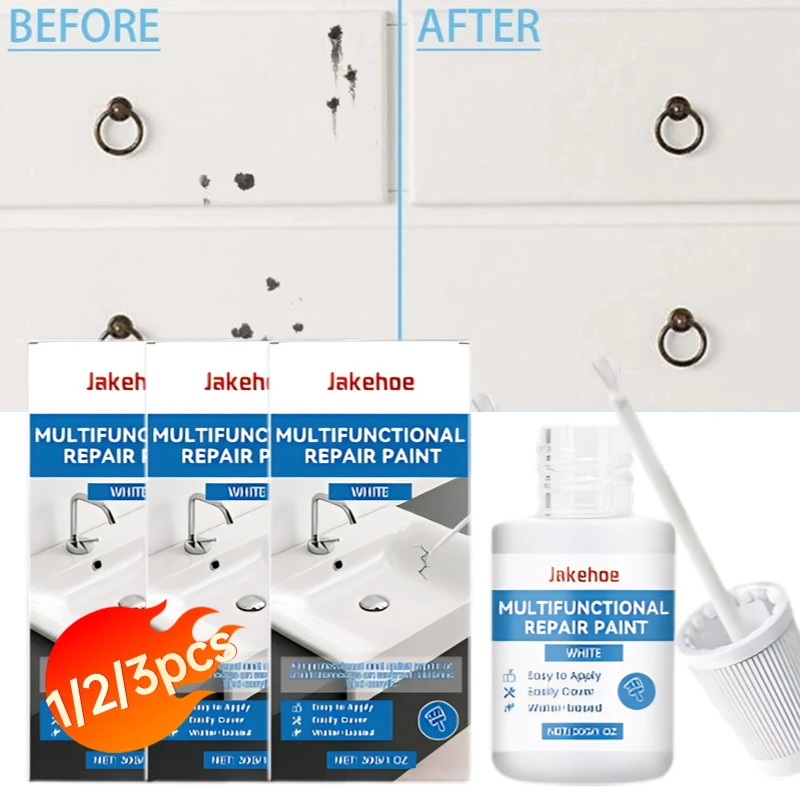 1/2/3pcs Multi-purpose Repair Paint Waterproof Bathroom Renovation Wall Repair Defects Cover Scratch Repair Paint