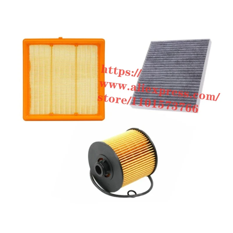 3pcs/set Filter Set for 20-22 LYNK & CO 06 PHEV 1.5T Air Filter&Oil Filter&Cabin Filter