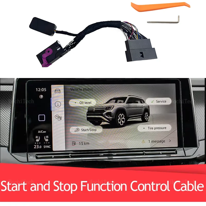 Para Volkswagen Atlas 2024 2025 2026 coche arranque y parada automática dispositivo de apagado del motor Sensor de Control cancelador de parada automática