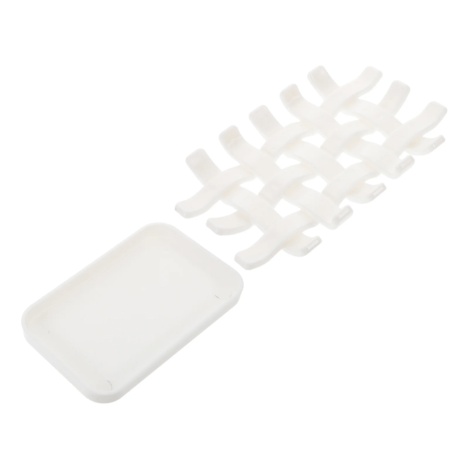 

Self Draining Soap Dish for Shower Dual Layer Plastic Bar Soap Holder Minimalist Style No Drill Required Bathroom Decor