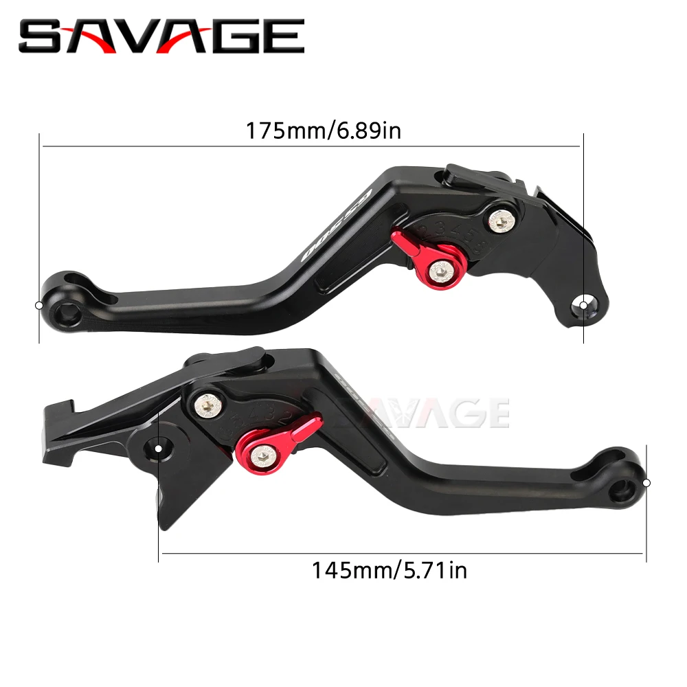 Brake Clutch Levers For SUZUKI GS 500 ET E F  GS500F 2004-2009 GS500E Motorcycle Accessories CNC Handle Grips Folding Extendable