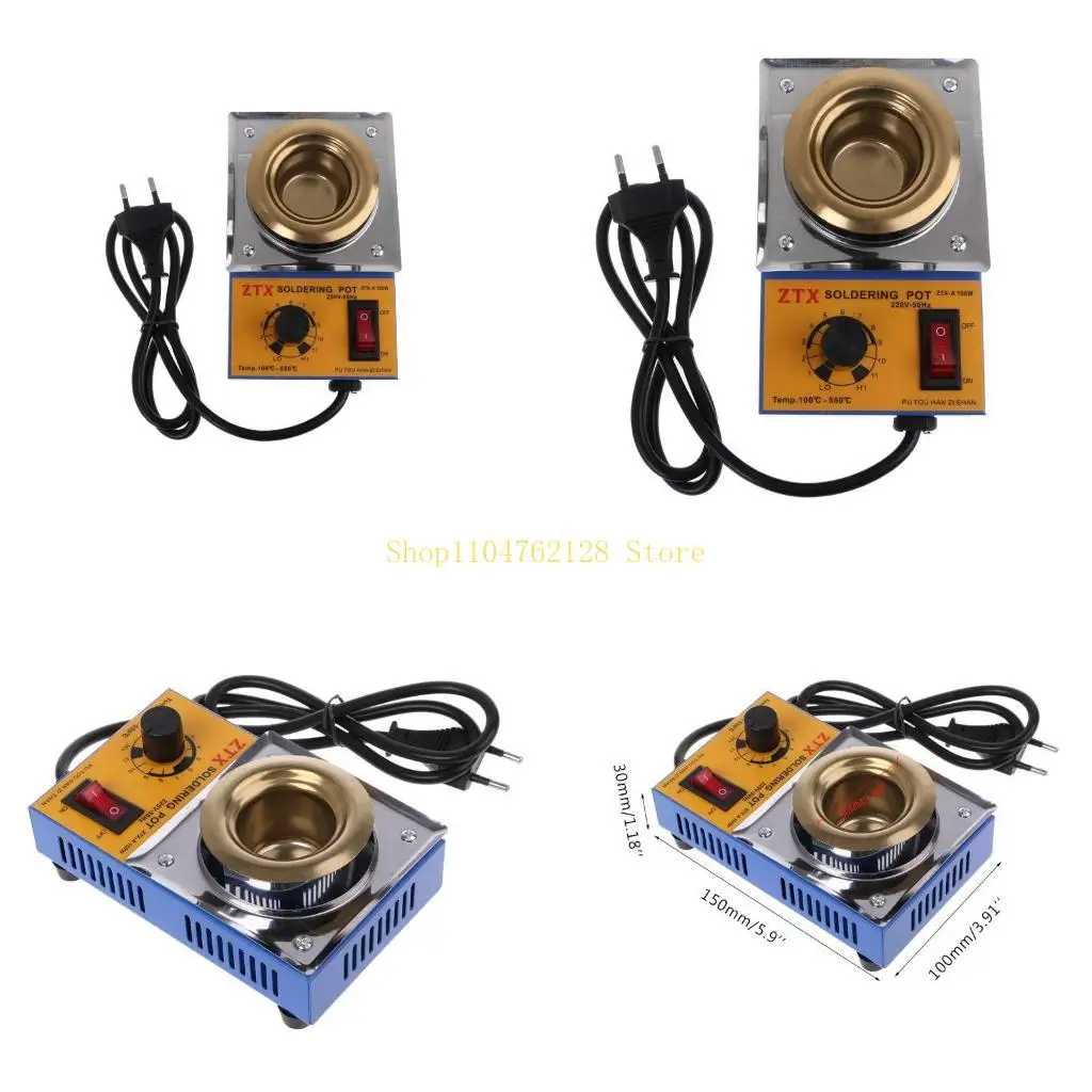 

Бессвинцовая печь для олова с регулируемой температурой, 150 Вт, с вилкой европейского стандарта, лучшая распродажа