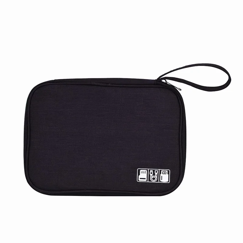 

Multifunctional Anti-Tangle Data Cable Cosmetics Bag Satchel Travel Charger Digital Bag Headphone Storage Box U Disk Cosmeti Bag