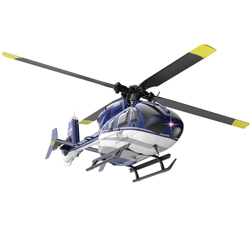 RC ERA C187 هليكوبتر 4CH 1/48 مقياس بارومتر الارتفاع الإعداد 6-محور الدوران 15 دقيقة الطيران فرش EC135 محاكاة طائرة