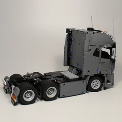 MOC-37849 Engineering trailer 6X4 or 4X4FH tractor dump truck tower head Creative DIY children's toys birthday gift brick buildi