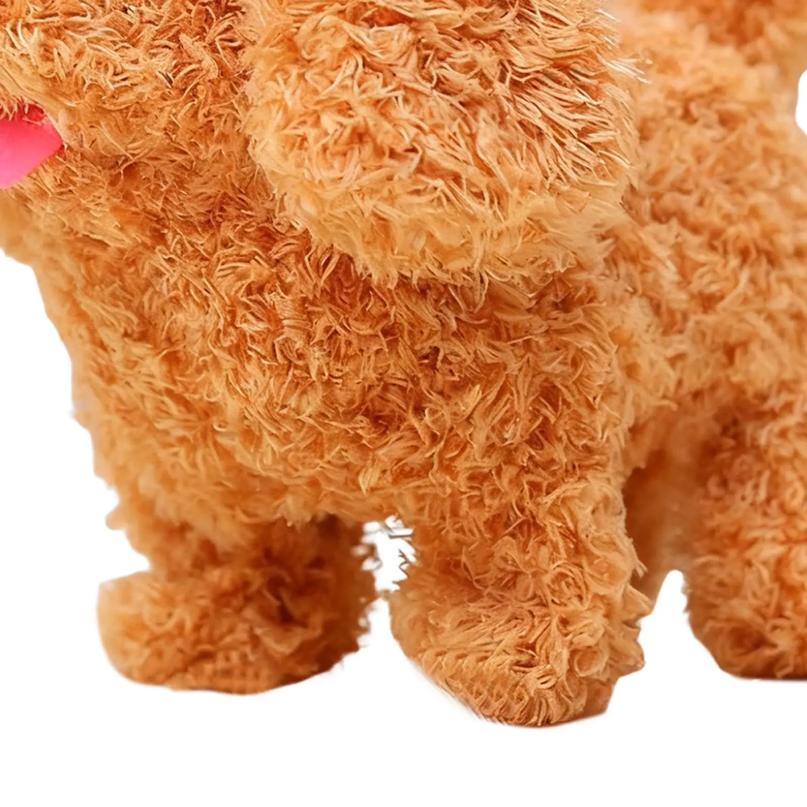Juguetes de peluche de cachorros de simulación eléctrica de 18CM, Robot interactivo para perros que camina, cola de ladrando, juguete para niños, regalo de cumpleaños y Navidad