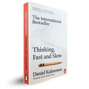 Daniel Kahneman 성인용 영어 책, 사고, 빠르고 느린 읽기, 평생 가치, 경리책 