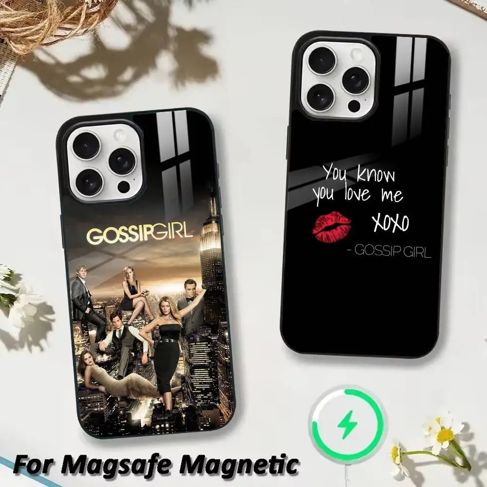 

G-Gossip G-Girl Phone Case For iPhone 17,16,15,14,13,12,Plus,Pro,Max for Magsafe Magnetic Wireless Charging