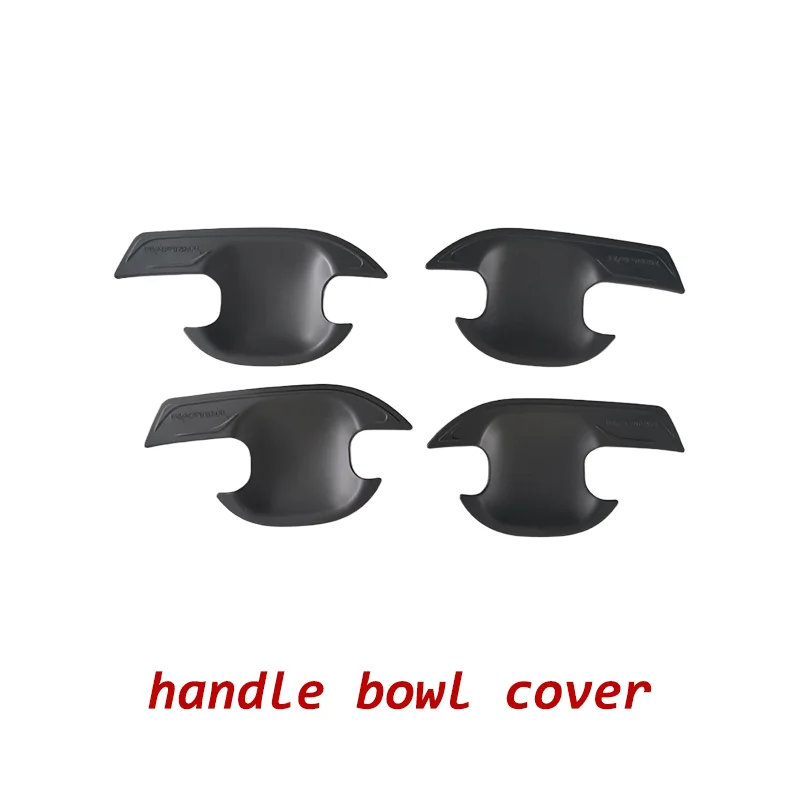 لفورد رينجر رابتور 2018-2020 ABS الملحقات السوداء مقبض الباب إكسسوارات خارجية لأبواب السيارات طقم الجسم الملحقات الخارجية