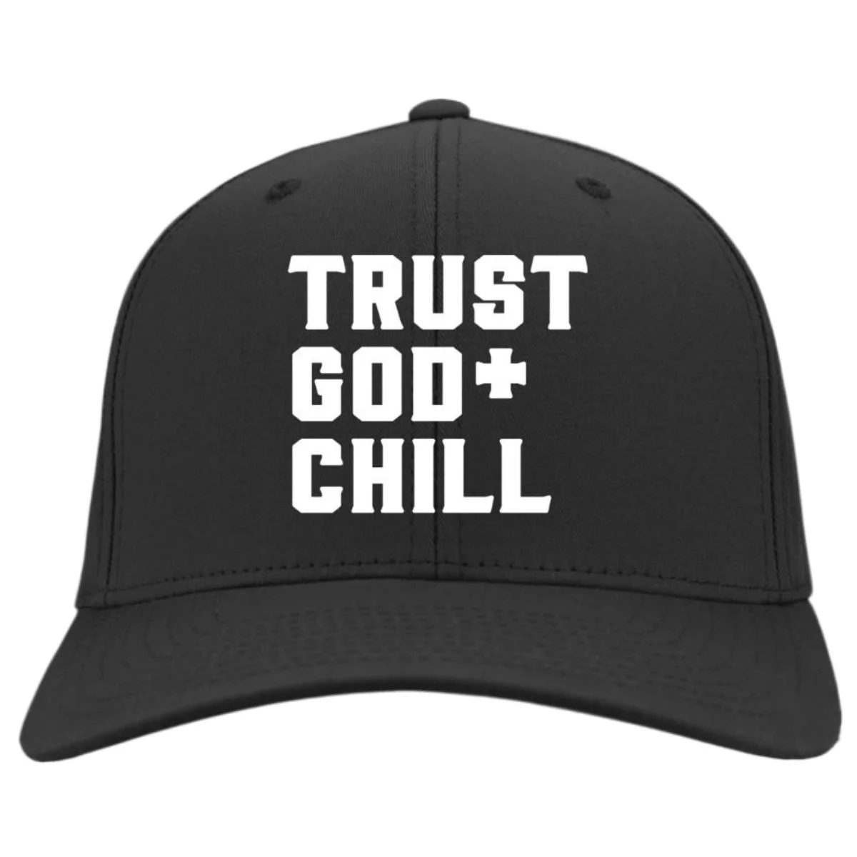 Trust God+ Chi-ll Twill Cap - High-Profile Snapback Hat - Printed Baseball Caps -  Printing