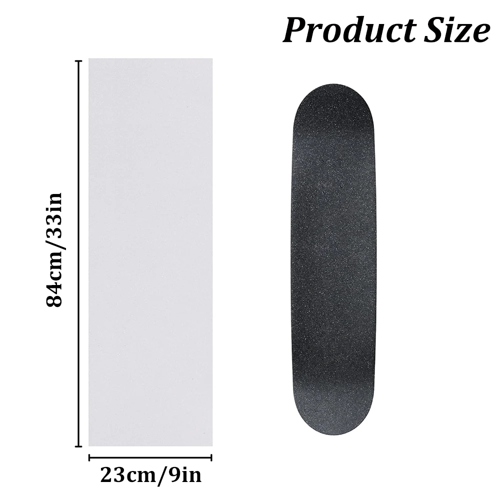 Rutschfestes, durchsichtiges Skateboard-Griffband, tragbarer Ölgemälde-Schleifpapier-Aufkleber, wasserfestes Griffband für Skateboard-Aktivitäten im Freien – Detail 2