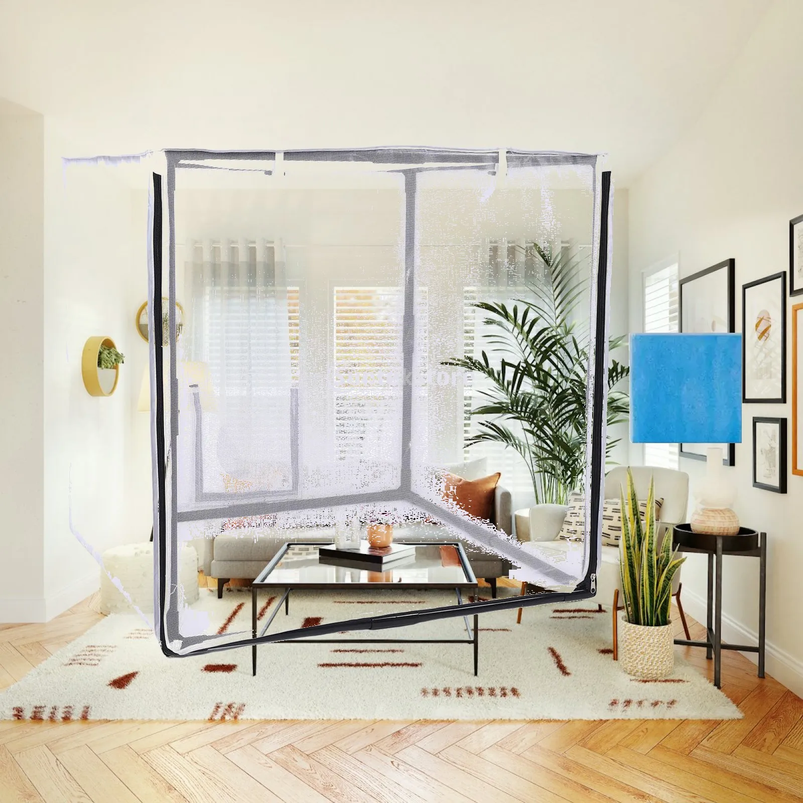 

Quick Assemble Paint Booth Spray Shelter Portable Tent with Curtain for Model Toy Nail Art Projects