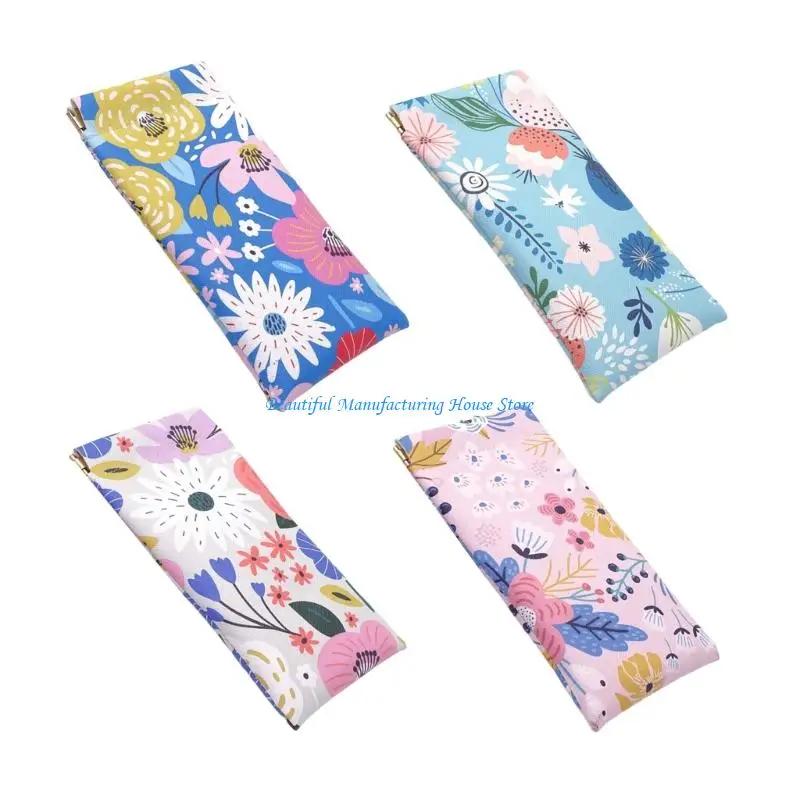 

E56A Automatic Closing PU Eyeglasses Case Fashion Pattern Secure Glasses Storage Bag