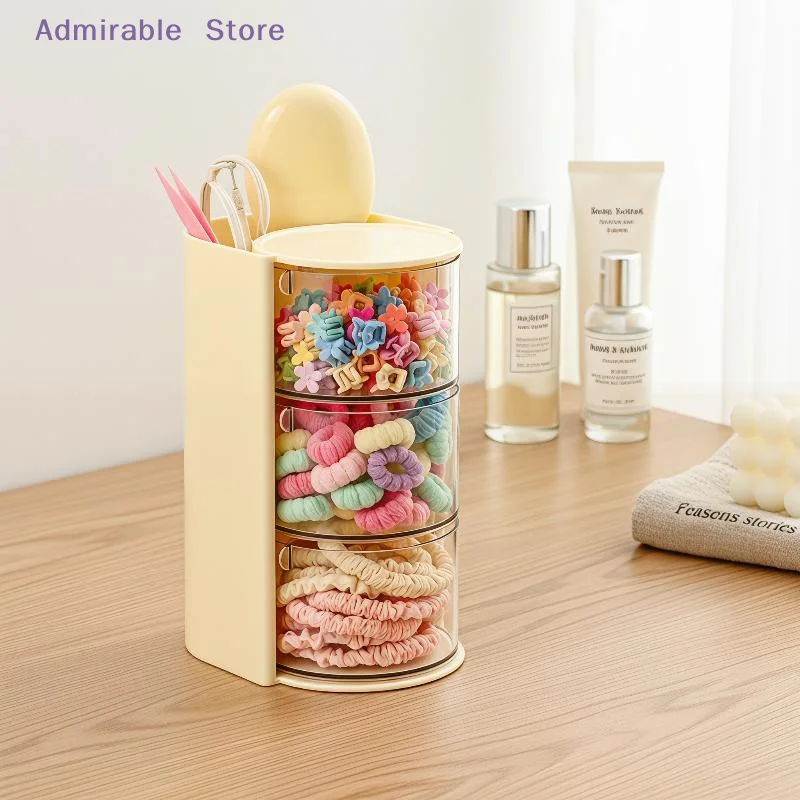 [W]Innovative Hair Accessories Organizer with Rotatable Holder for Effortless Organization