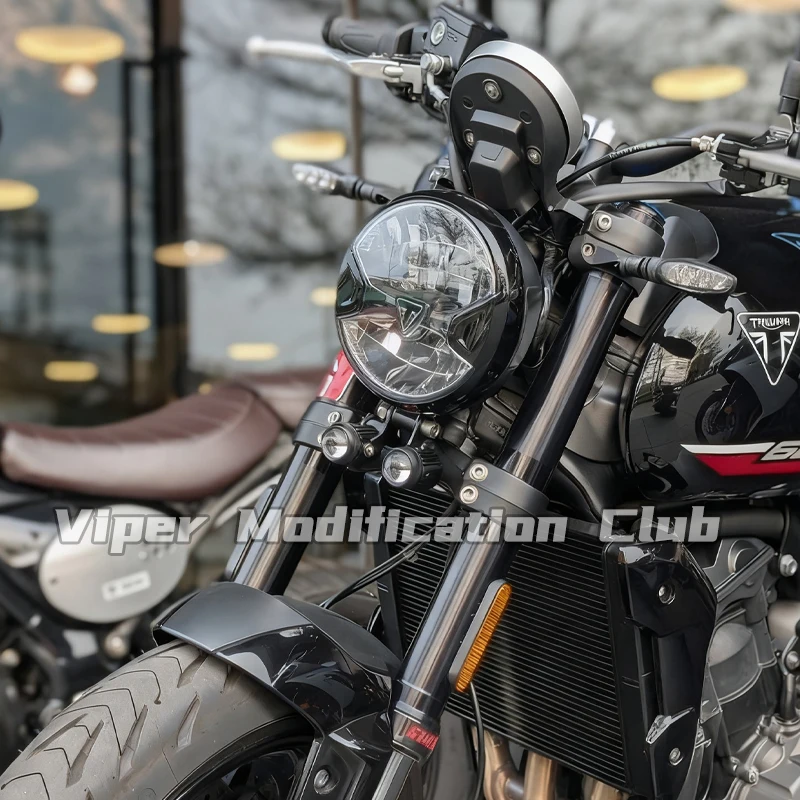 For Triumph Trident 660 Modified Spotlight Fog Lamp Bracket Multi-functional bracket Auxiliary Lamp bracket 2021 2022 2023 2024