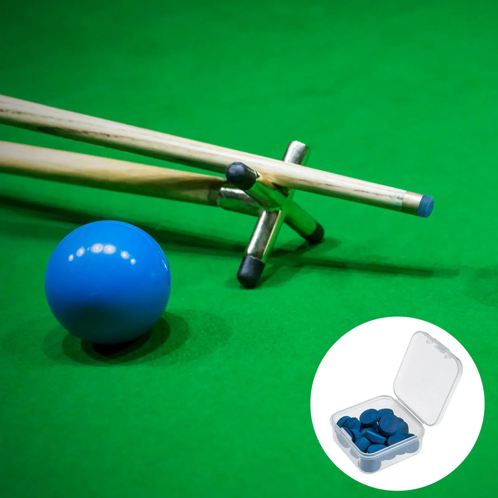 

20Pcs Pool Tips Replacement Billiard Cue Tips Parts Professional Cue Tip Accessories Long Service Life Billiard Products