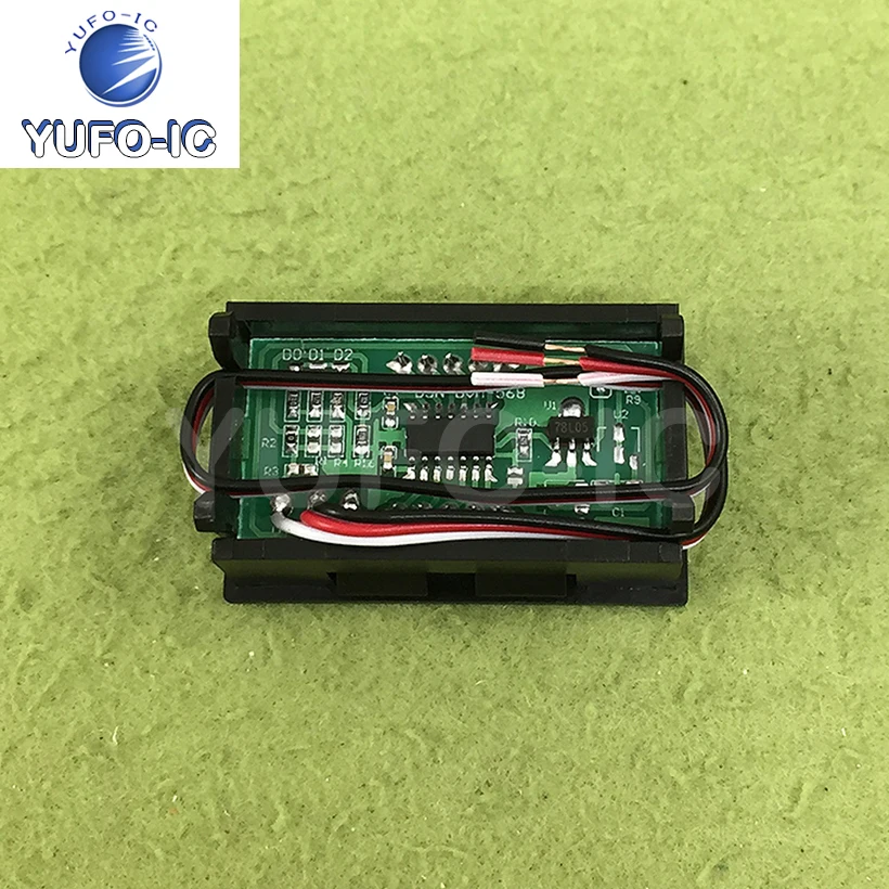 Free Ship 1PCS Blue Three-Wire DC 0.56 Inch LED Digital Voltmeter DC 0V-30.0V Anti-Reverse