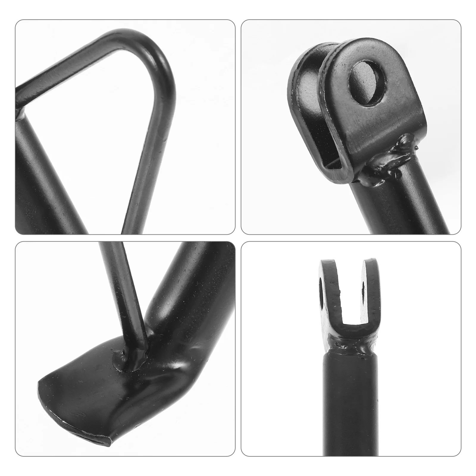 

1Set Motorcycle Kickstand Heavy Duty Metal Side Stand for Scooter and Electric Motorcycle Stable Parking on Grass Gravel Sand