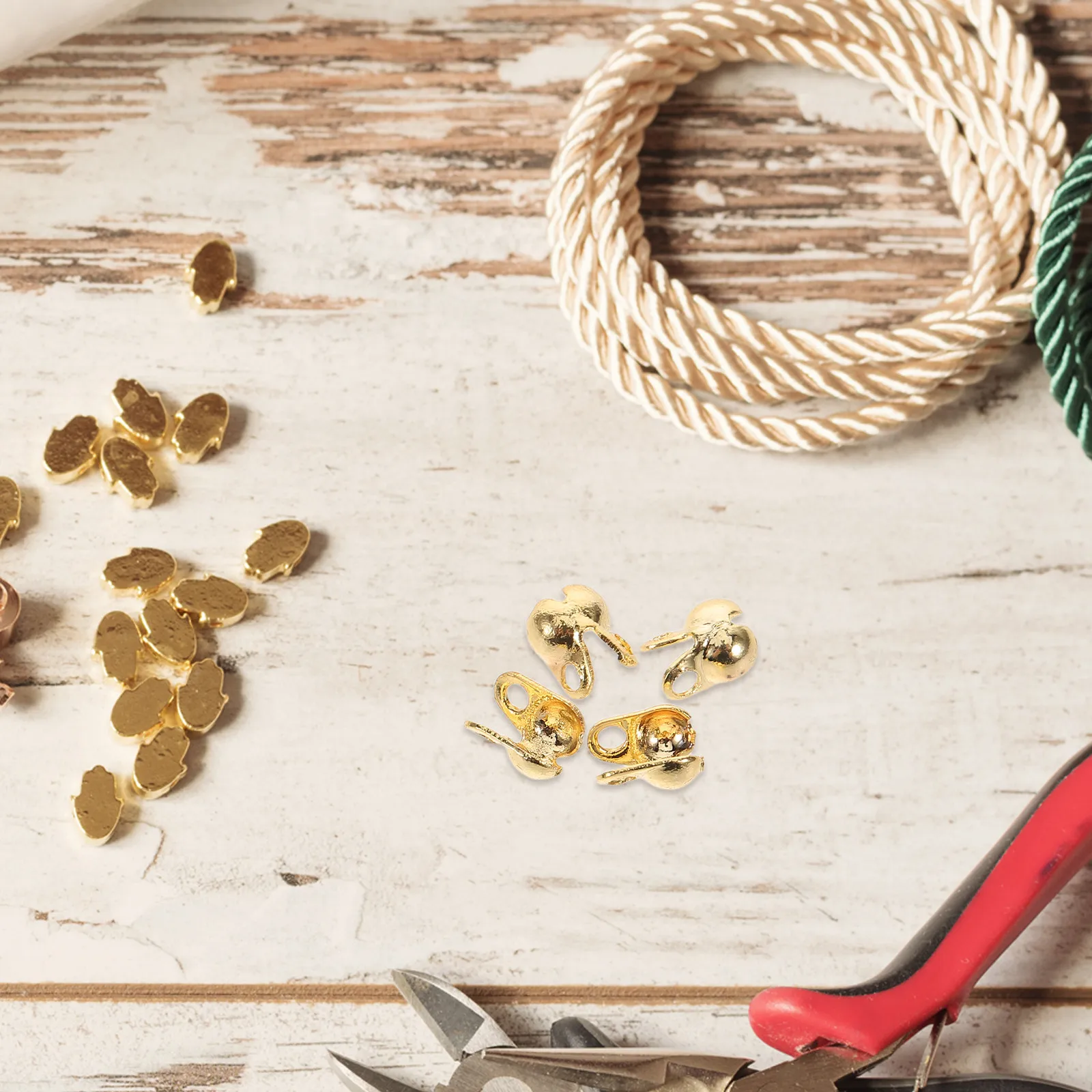 Jewelry Making Knots - 150 piezas de hebillas terminales para