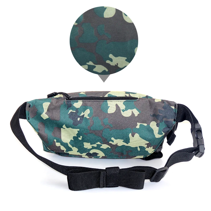 Camouflage Fishing Waist Bag Multipurpose Tactics Belt Bag Waterproof Portable Breathable Tool Organizer Wallet Fishing Bags