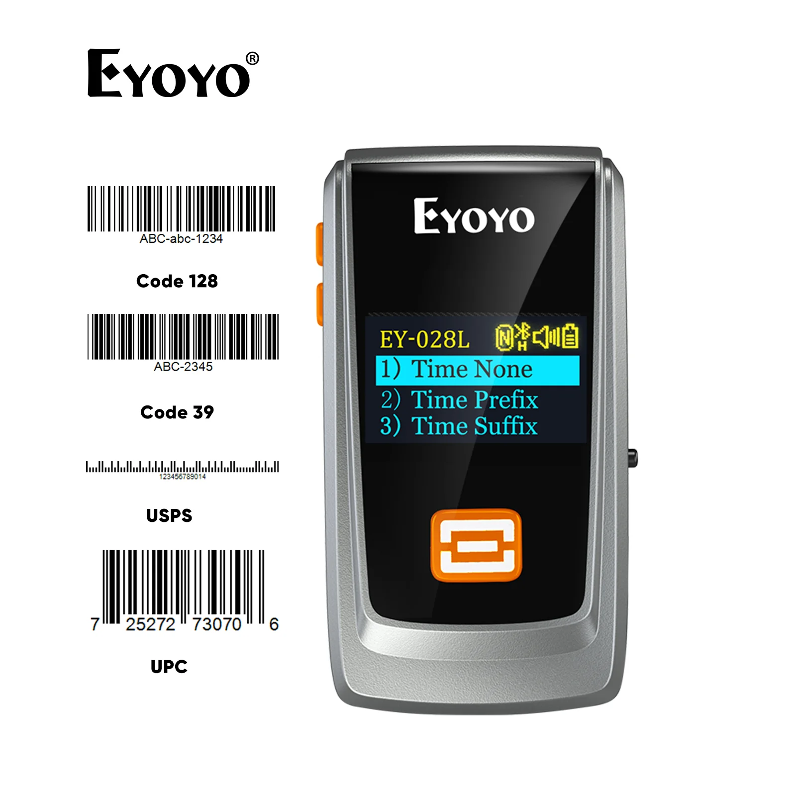 

Eyoyo 028L Bluetooth 1D Laser Bar Code Reader Scanning Wired Wireless BT 2.4G 3 in 1 Price Checker Barcode Scanner with Display