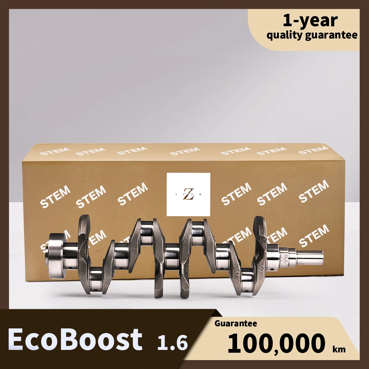 

BM5G6303 Crankshaft for Ford EcoBoost 1.6T Engine Compatible with Focus Fiesta Mondeo Kuga Transit Connect Volvo S60 S80