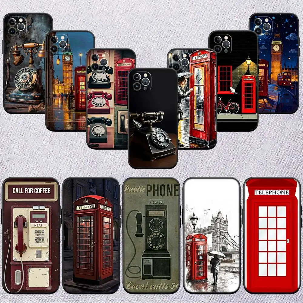 PU49 Vintage public telephone Phone Case for Samsung Galaxy S26 Ultra FE Pro A05 A05S A06 A16 A20 A27 S10 Plus S10e S10+