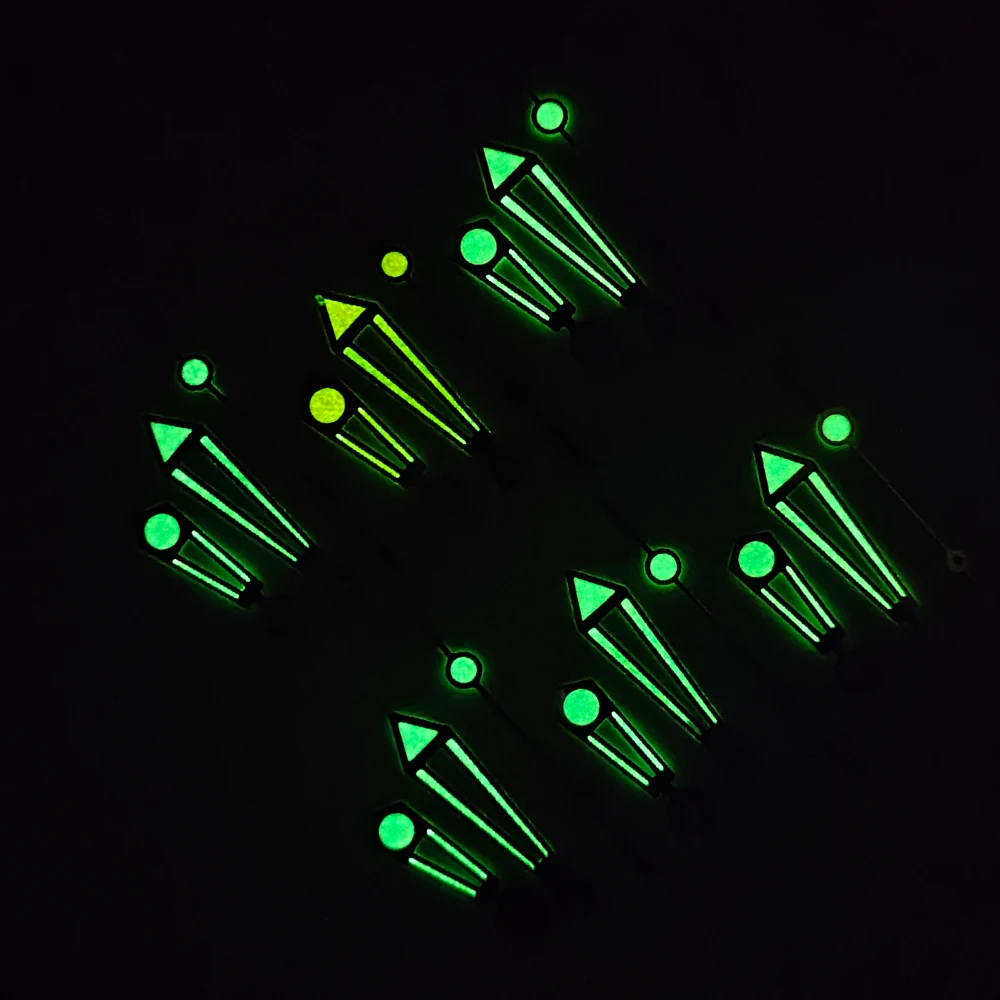 High Quality NH35 Hands Seconds hand watch hands green luminous hands watch watch accessories For NH35/NH36/4R/7S Movement