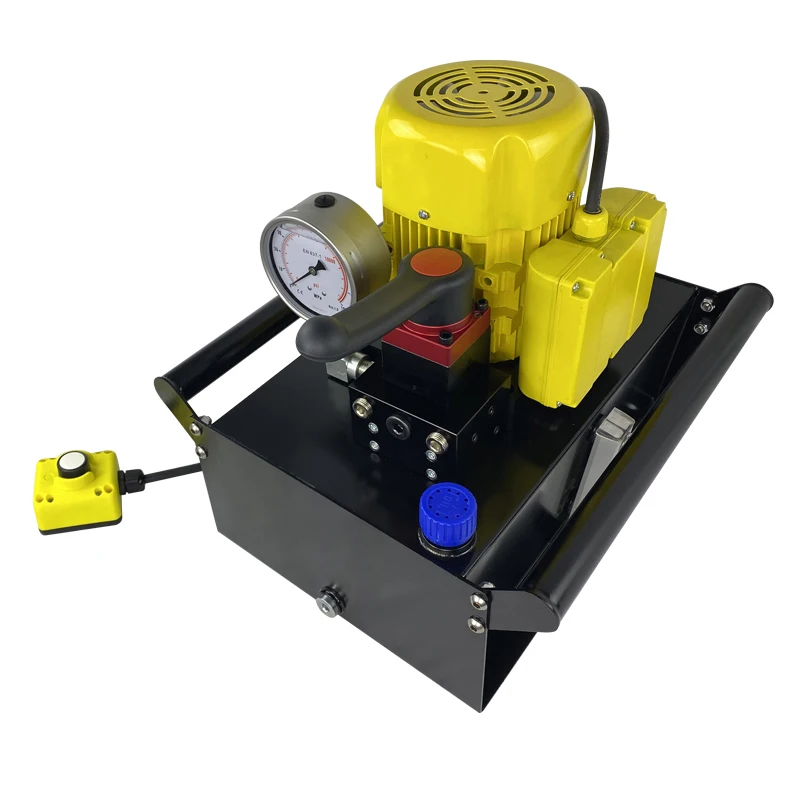 

Новый электрический гидравлический насос KHE-6 с давлением 700 бар, одинарным/двойным действием, ручным/соленоидным клапаном, настраиваемый под заказ