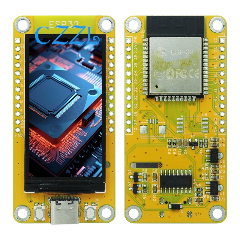 ESP32-S3 con scheda di sviluppo LVGL da 1,9 pollici Modulo TFT con schermo WiFi + Bluetooth 170 * 320