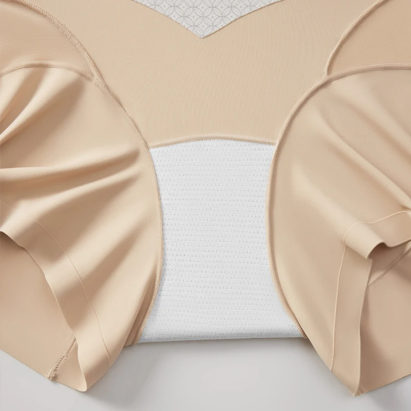 High-Waist Tummy Control Shaping Panty Seamless Invisible 2-in-1 Hip Lifting Safety Shorts Antibacterial Extended Gusset for Wom view 6