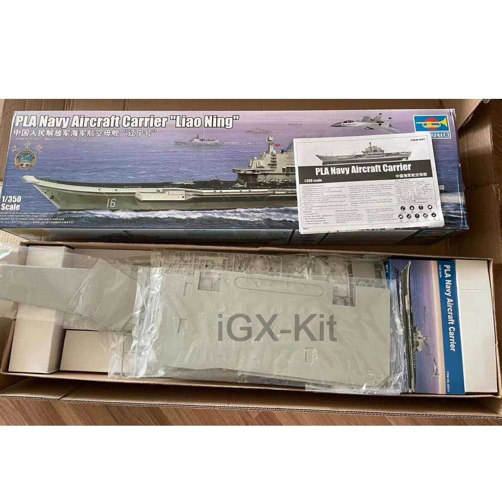

Trumpeter 05617 1:350 Scale Chinese PLAN liaoning Aircraft Carrier Ship Assembly Plastic Model Building Kit