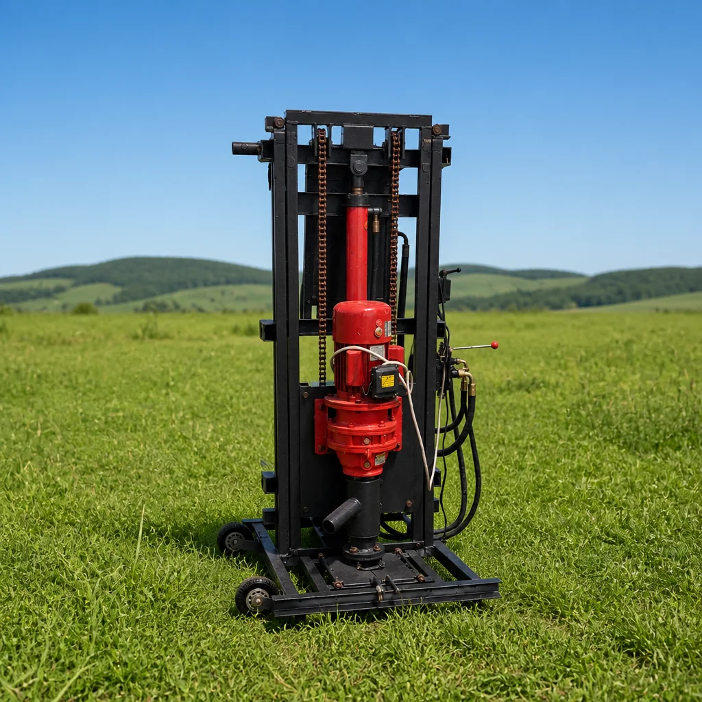 Customized Portable Type Hydraulic Powered Quick Setup Water Well Drilling Rig 100m for Farm Water Supply Drilling Machine