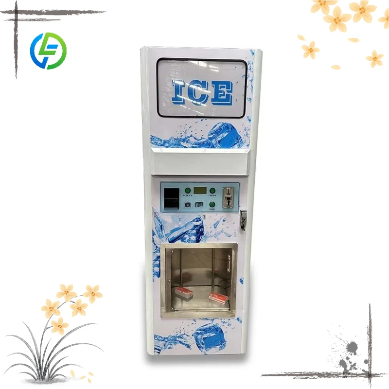 Customized Indoor Outdoor Ice Vending Machine Automatic Smart Ice Cube Dispenser Waterproof Dustproof 24H Unattended Commercial