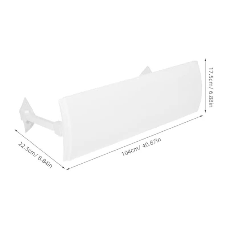 AC Air Deflector – Wall Mounted Anti-Cold Wind Baffle, Air Conditioning Guide Hood to Direct Airflow