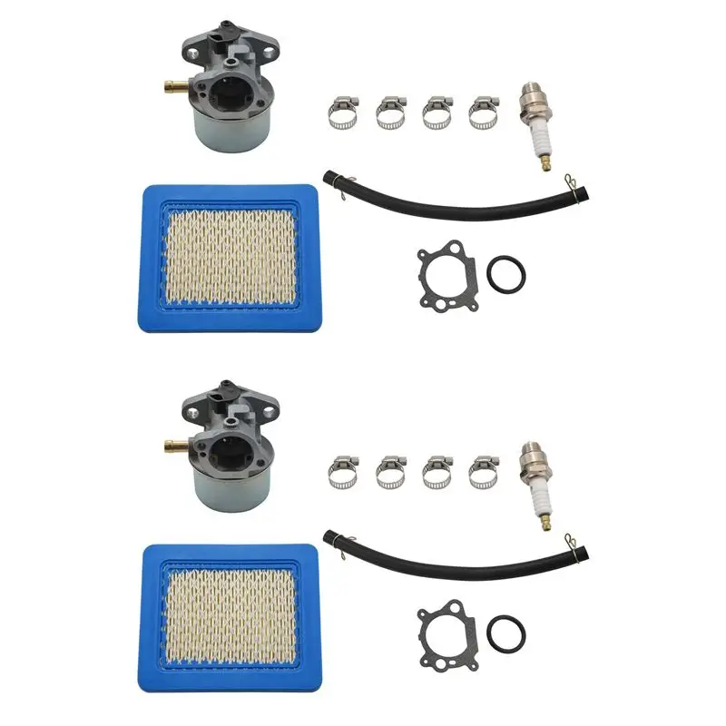 Well 2X 799868 Carburetor For Briggs & Stratton 498170 799872 694202 498966 14111 498254 497586 694882 693909 692648 497410