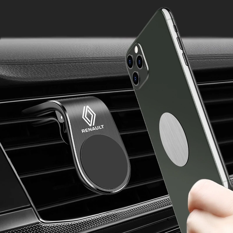 Metal Magnetic Car Phone Holder for Renault Sport Duster Megane 2 3 Accessories