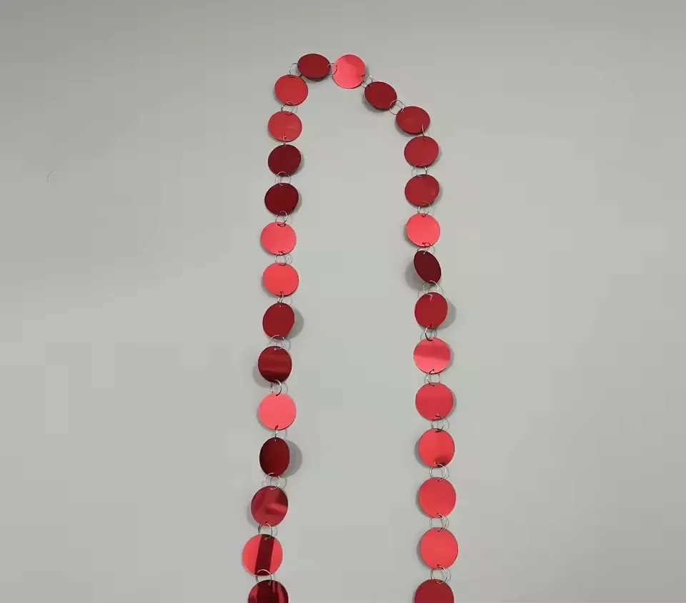 100 Streifen Pailletten Hängender Folienvorhang Hintergrund für Geburtstagsfeier, Zuhause, Valentinstag, Neujahr, Dekoration – Detail 10